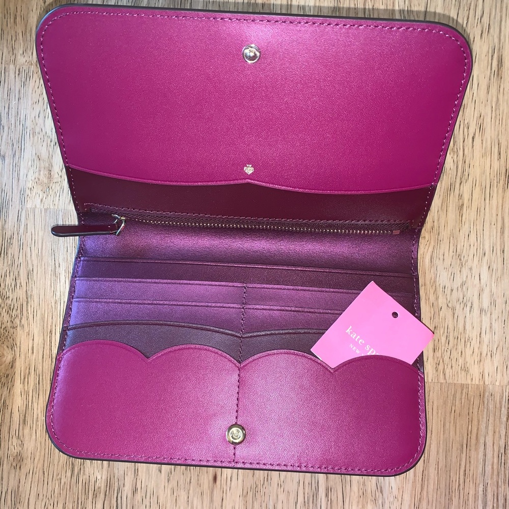 kate spade medium clutch wallet